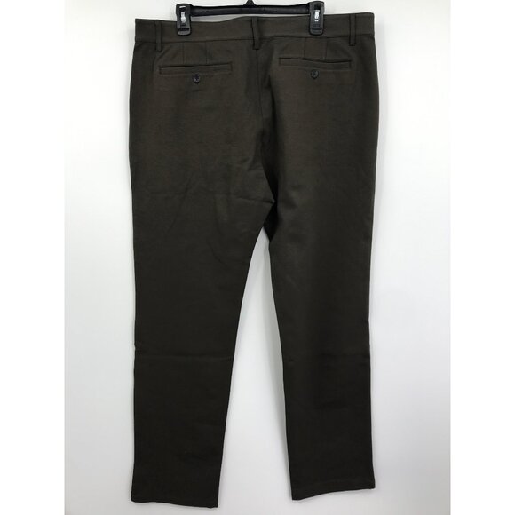 Paige Mens Stafford Knit Trouser Dark Pine Size 38 NEW - Picture 6 of 9
